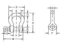 ОМЕГАОБРАЗНЫЕ СКОБЫ SAE G209